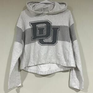 Champion Denver Pioneers Cropped Reverse Weave Hoodie